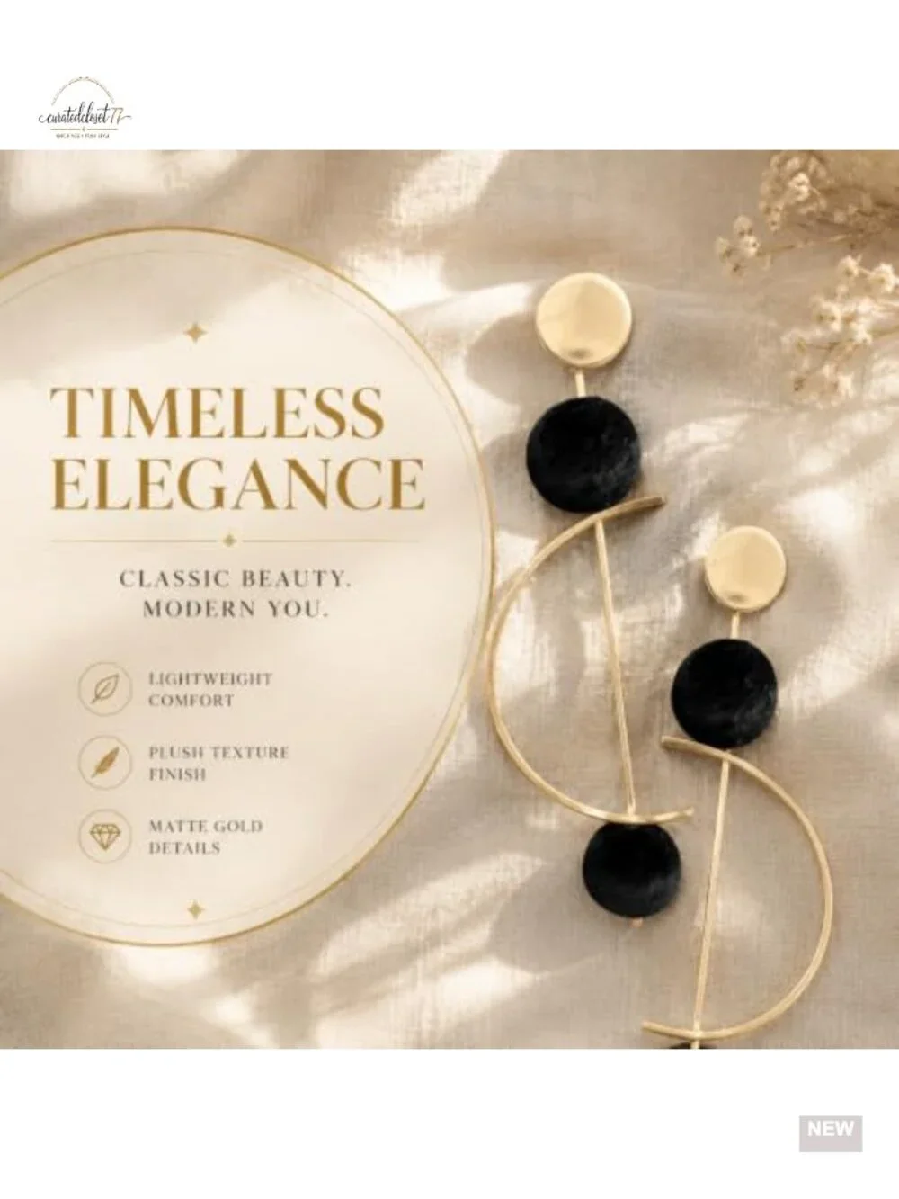 Large Half-Circle Rotatable Dangle Earrings Metal Alloy Drop Earrings Party